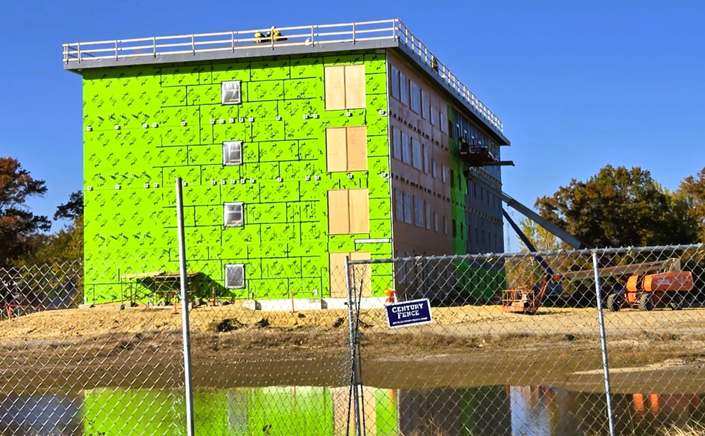 October 2025 construction operations for $55.75 million Collective Training Officers Quarters Project