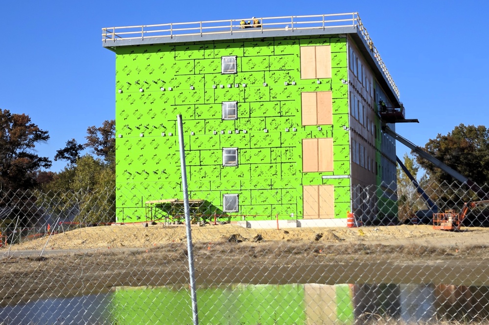 October 2025 construction operations for $55.75 million Collective Training Officers Quarters Project