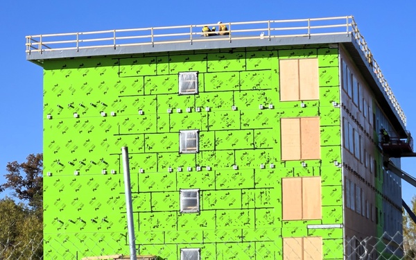 October 2025 construction operations for $55.75 million Collective Training Officers Quarters Project