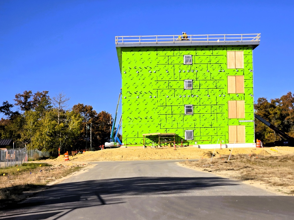 October 2025 construction operations for $55.75 million Collective Training Officers Quarters Project