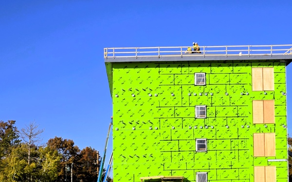 October 2025 construction operations for $55.75 million Collective Training Officers Quarters Project