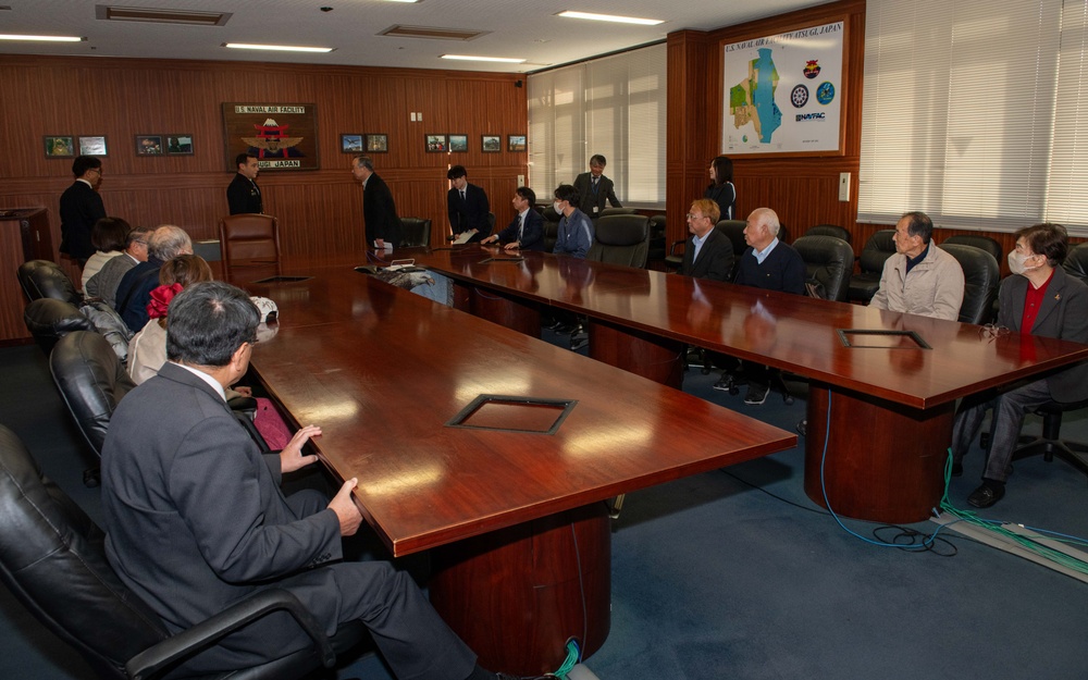 The Ayase Military Base Measure Council Visits Atsugi