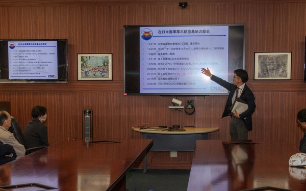 The Ayase Military Base Measure Council Visits Atsugi