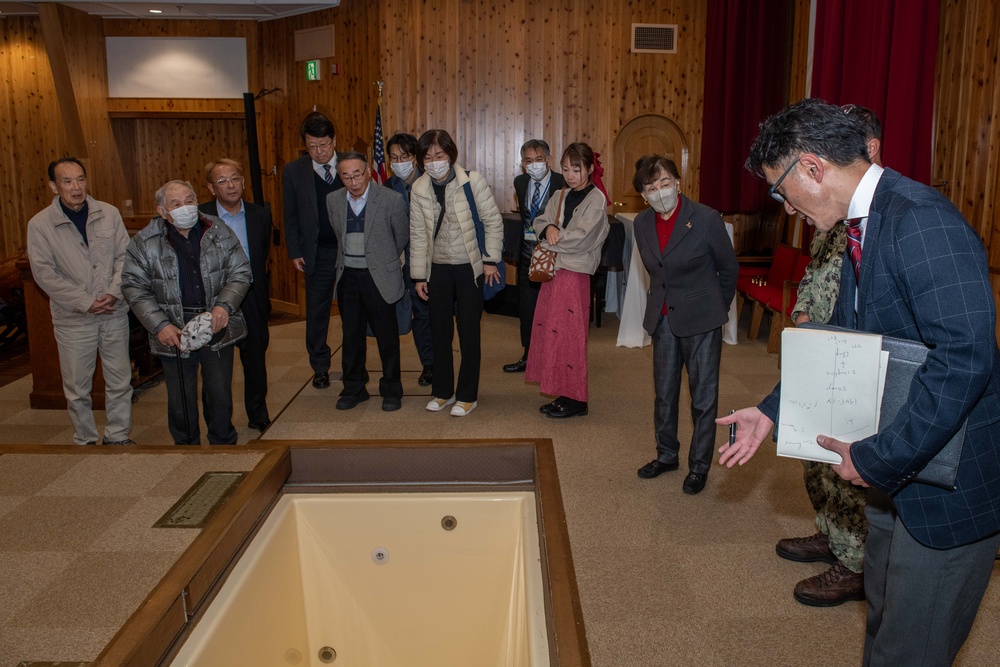 The Ayase Military Base Measure Council Visits Atsugi