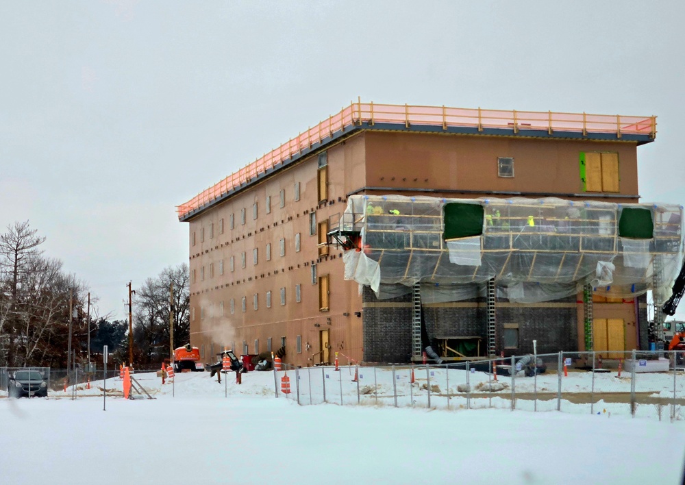 Fort McCoy’s $55.75 million Collective Training Officers Quarters Project nearly 35 percent finished as December 2025 begins