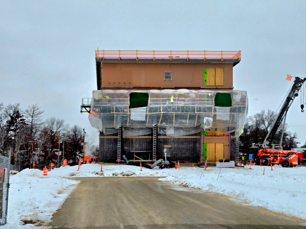 Fort McCoy’s $55.75 million Collective Training Officers Quarters Project nearly 35 percent finished as December 2025 begins
