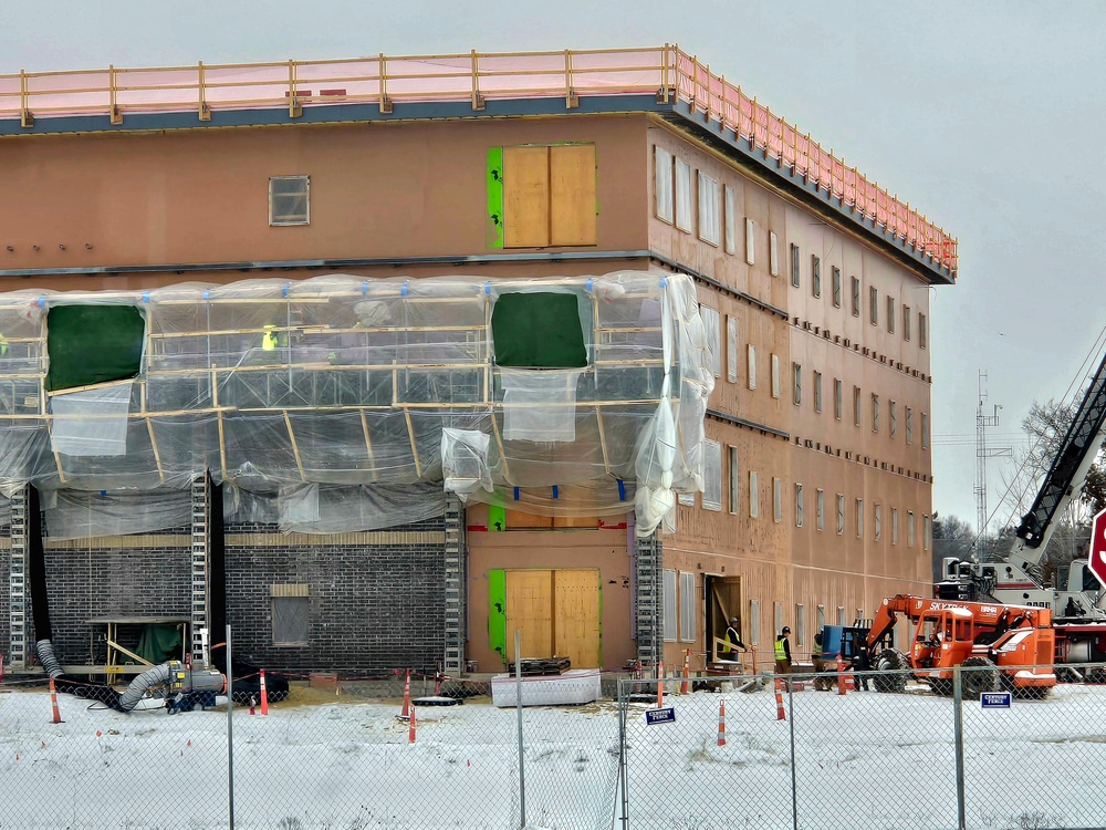Fort McCoy’s $55.75 million Collective Training Officers Quarters Project nearly 35 percent finished as December 2025 begins