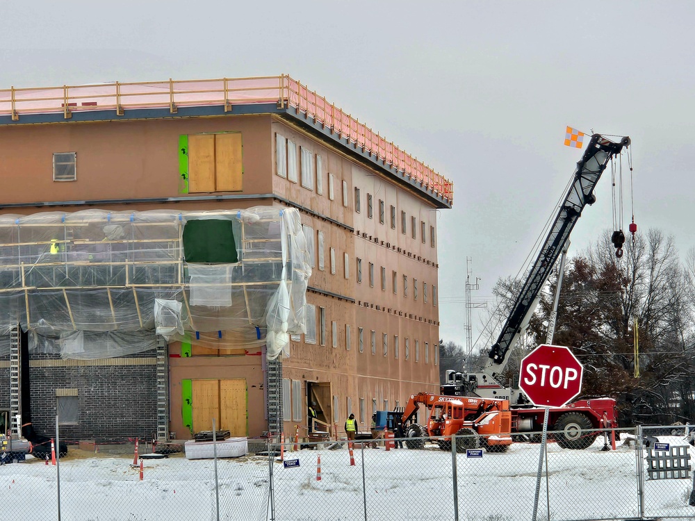Fort McCoy’s $55.75 million Collective Training Officers Quarters Project nearly 35 percent finished as December 2025 begins