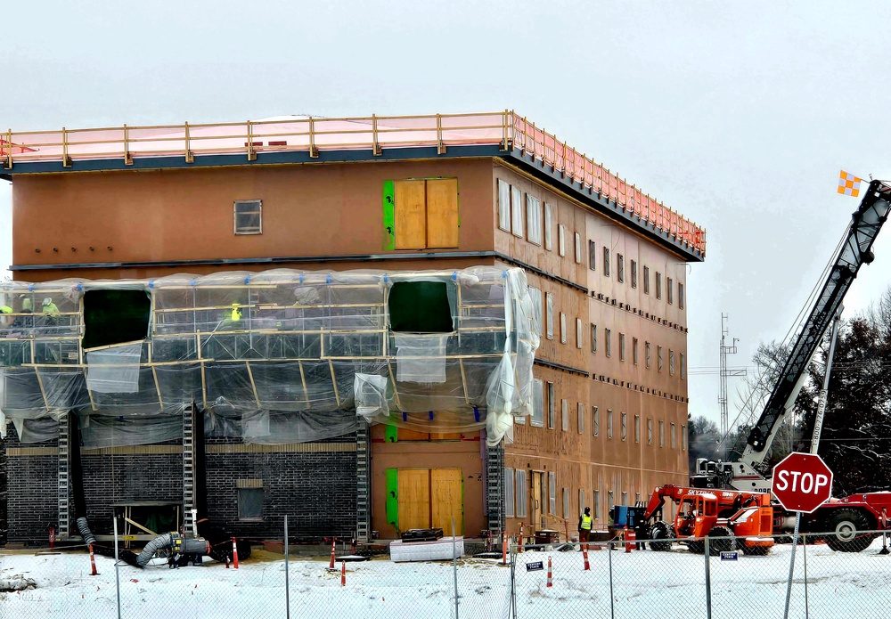 Fort McCoy’s $55.75 million Collective Training Officers Quarters Project nearly 35 percent finished as December 2025 begins