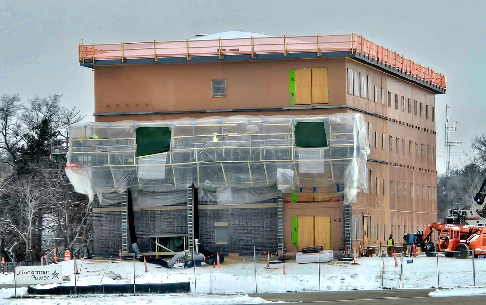 Fort McCoy’s $55.75 million Collective Training Officers Quarters Project nearly 35 percent finished as December 2025 begins