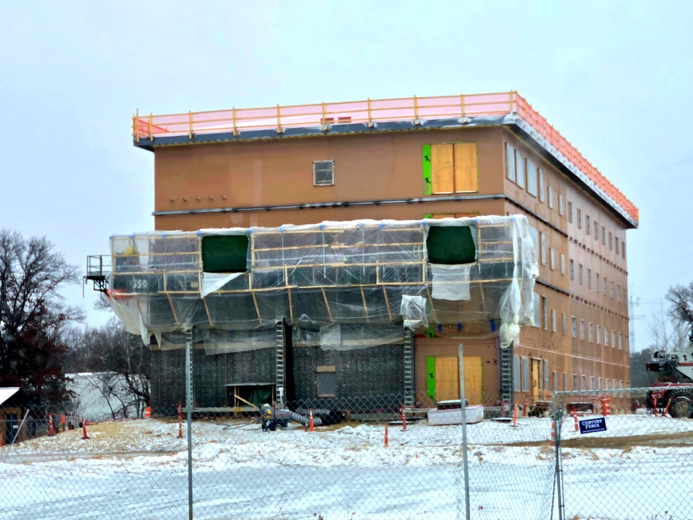 Fort McCoy’s $55.75 million Collective Training Officers Quarters Project nearly 35 percent finished as December 2025 begins