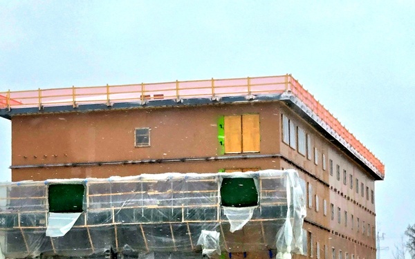 Fort McCoy’s $55.75 million Collective Training Officers Quarters Project nearly 35 percent finished as December 2025 begins