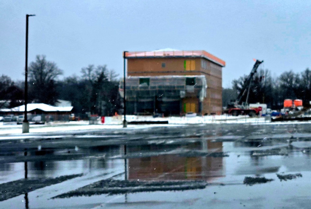 Fort McCoy’s $55.75 million Collective Training Officers Quarters Project nearly 35 percent finished as December 2025 begins