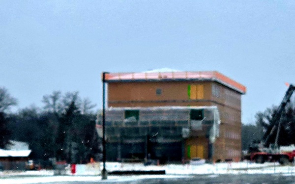 Fort McCoy’s $55.75 million Collective Training Officers Quarters Project nearly 35 percent finished as December 2025 begins