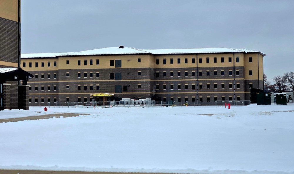 Fort McCoy East Barracks Project nearly 90 percent done at beginning of December 2025