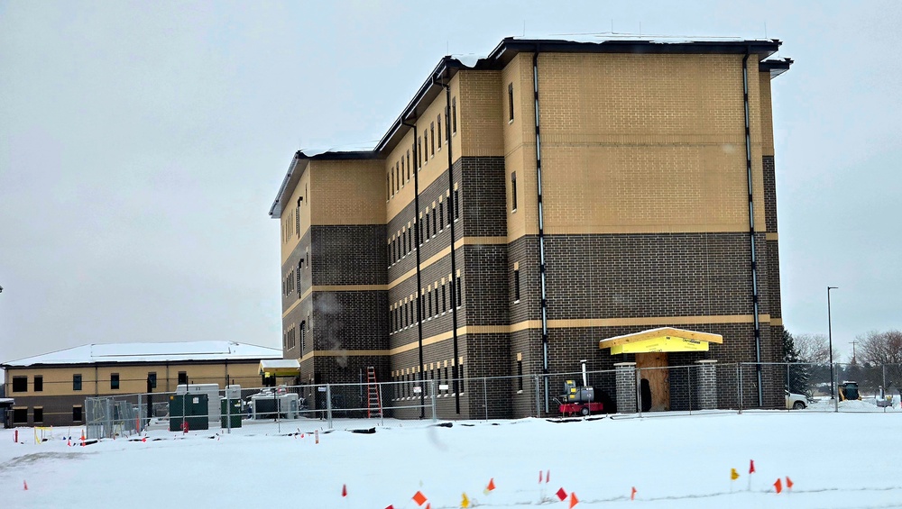 Fort McCoy East Barracks Project nearly 90 percent done at beginning of December 2025