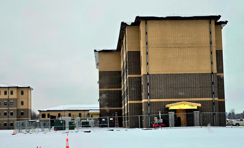 Fort McCoy East Barracks Project nearly 90 percent done at beginning of December 2025