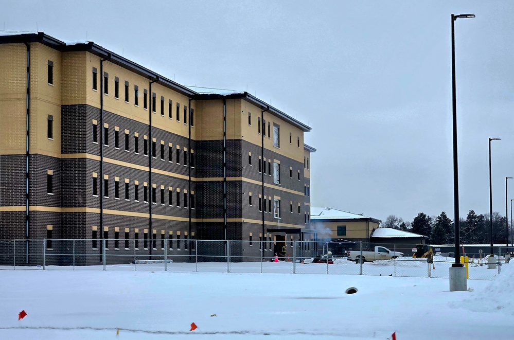 Fort McCoy East Barracks Project nearly 90 percent done at beginning of December 2025