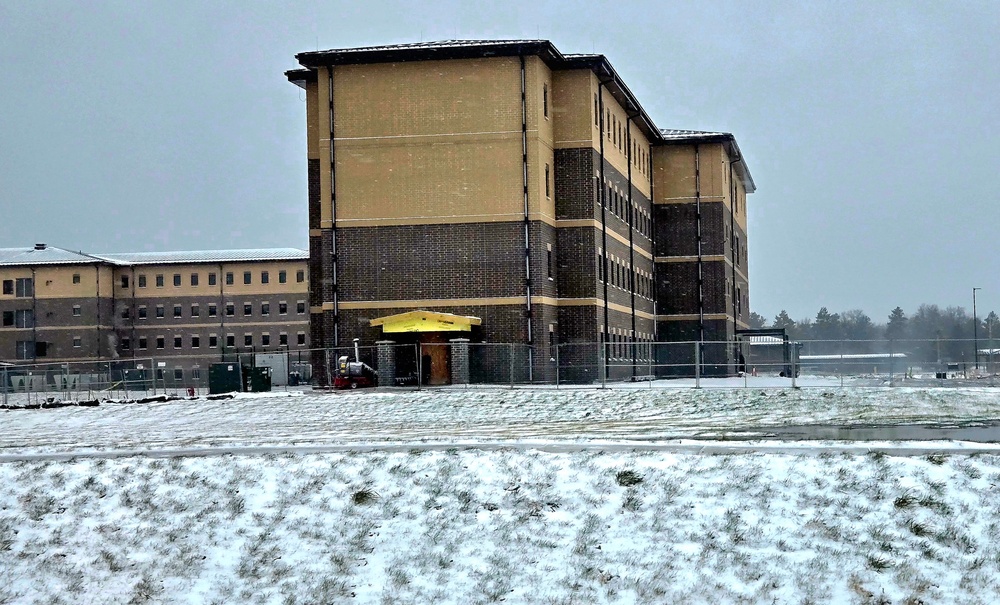 Fort McCoy East Barracks Project nearly 90 percent done at beginning of December 2025