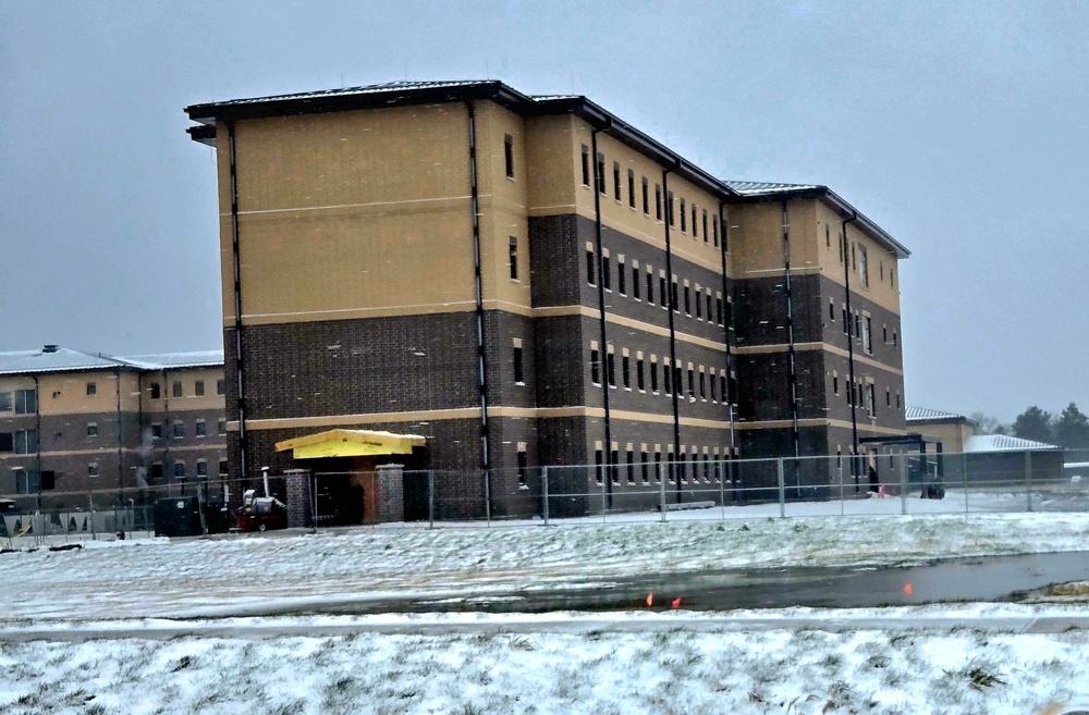 Fort McCoy East Barracks Project nearly 90 percent done at beginning of December 2025