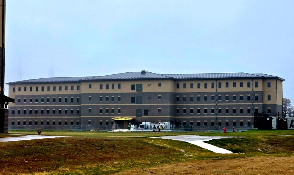 Fort McCoy East Barracks Project nearly 90 percent done at beginning of December 2025