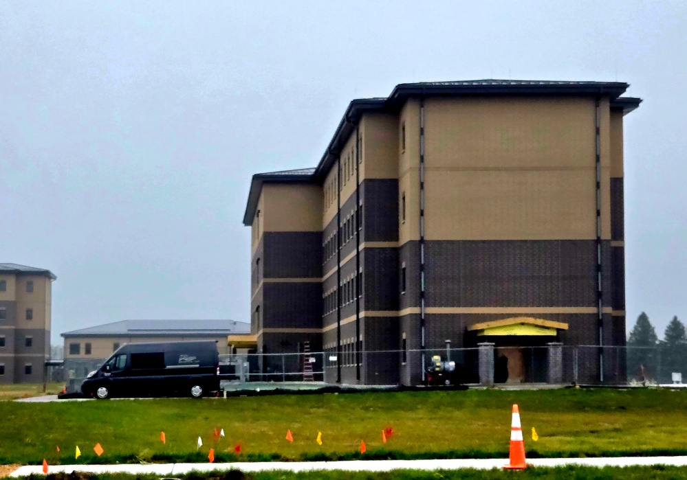 Fort McCoy East Barracks Project nearly 90 percent done at beginning of December 2025