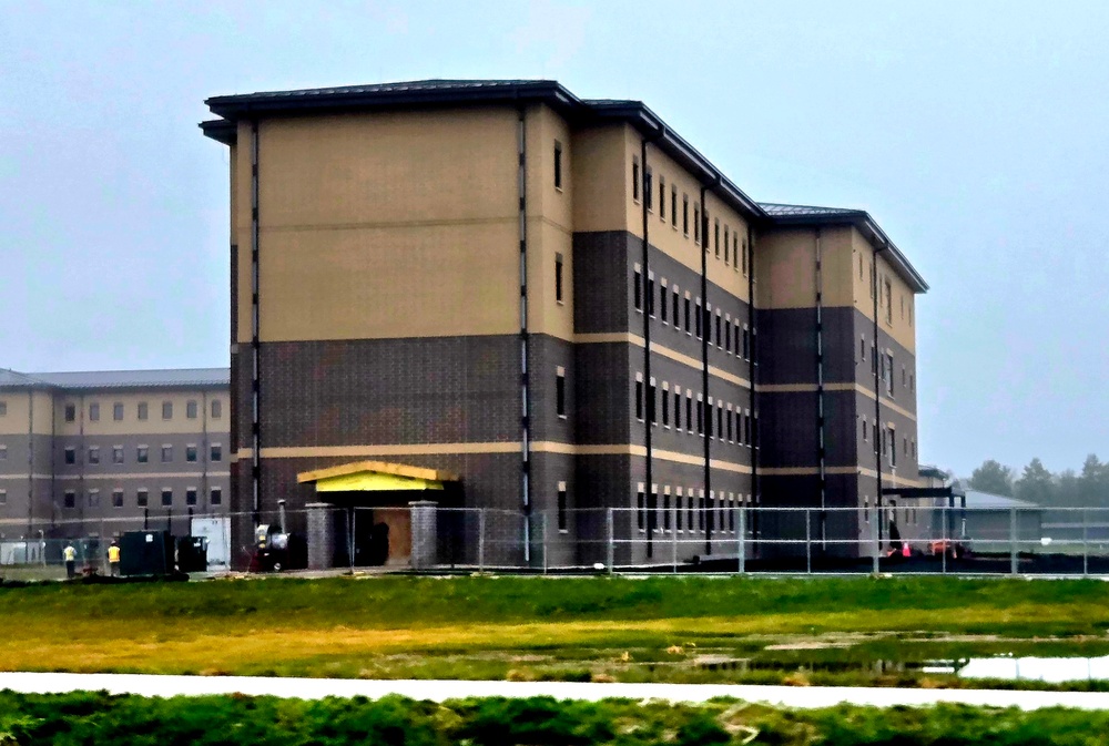 Fort McCoy East Barracks Project nearly 90 percent done at beginning of December 2025