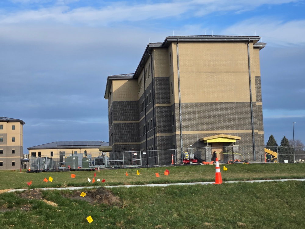 Fort McCoy East Barracks Project nearly 90 percent done at beginning of December 2025