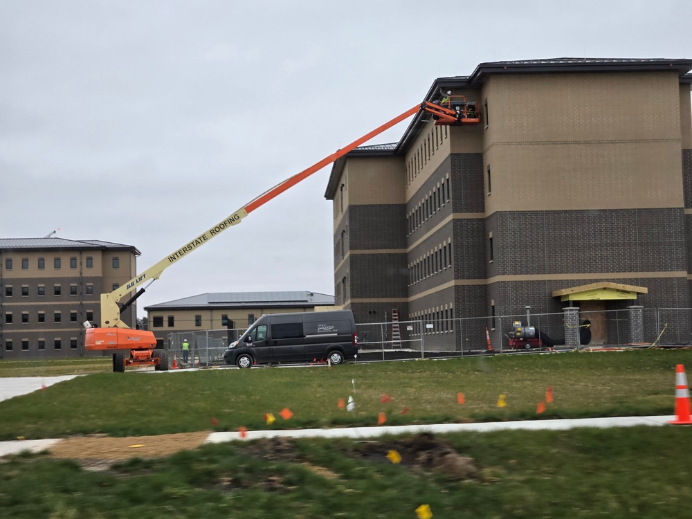 Fort McCoy East Barracks Project nearly 90 percent done at beginning of December 2025