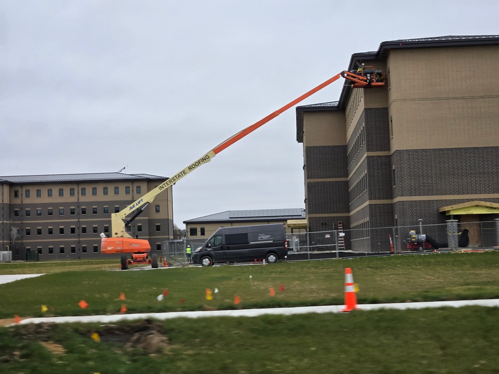 Fort McCoy East Barracks Project nearly 90 percent done at beginning of December 2025
