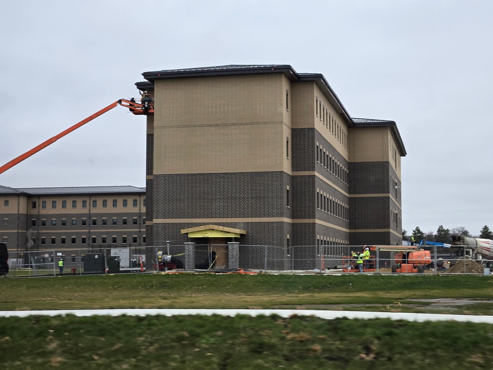 Fort McCoy East Barracks Project nearly 90 percent done at beginning of December 2025