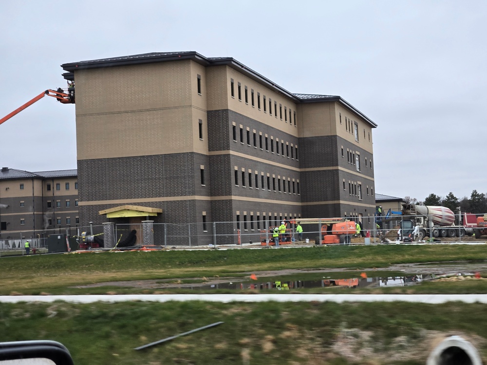 Fort McCoy East Barracks Project nearly 90 percent done at beginning of December 2025