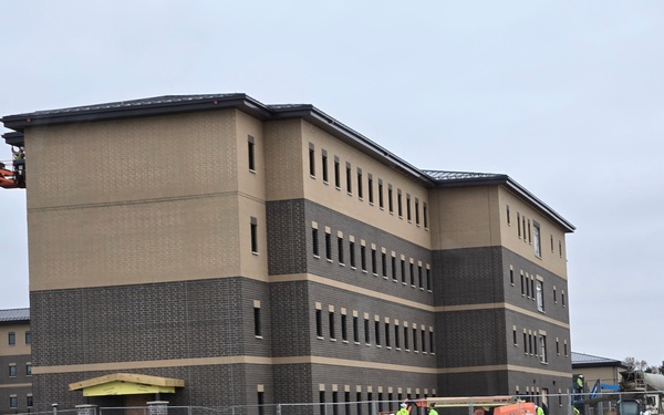 Fort McCoy East Barracks Project nearly 90 percent done at beginning of December 2025