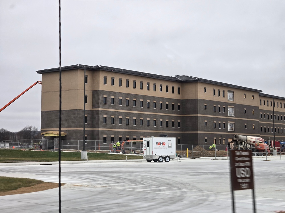 Fort McCoy East Barracks Project nearly 90 percent done at beginning of December 2025