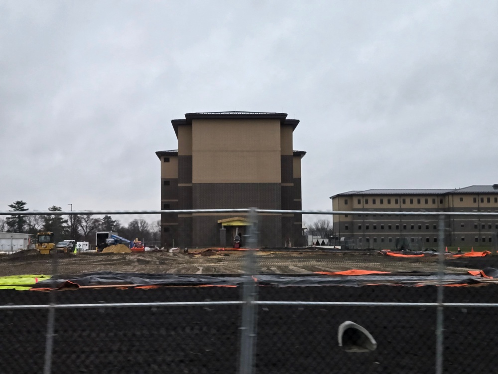 Fort McCoy East Barracks Project nearly 90 percent done at beginning of December 2025
