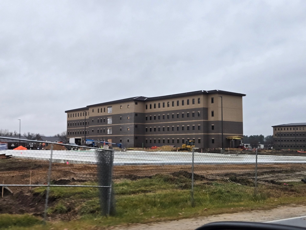 Fort McCoy East Barracks Project nearly 90 percent done at beginning of December 2025