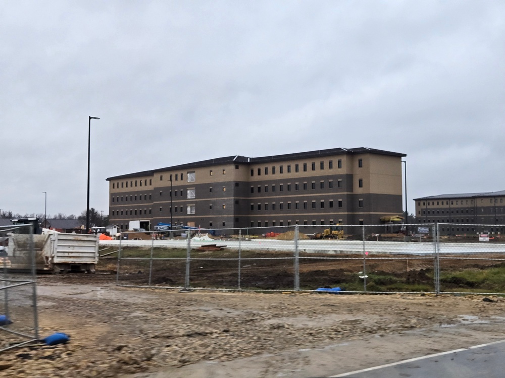 Fort McCoy East Barracks Project nearly 90 percent done at beginning of December 2025