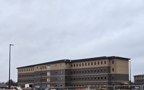 Fort McCoy East Barracks Project nearly 90 percent done at beginning of December 2025