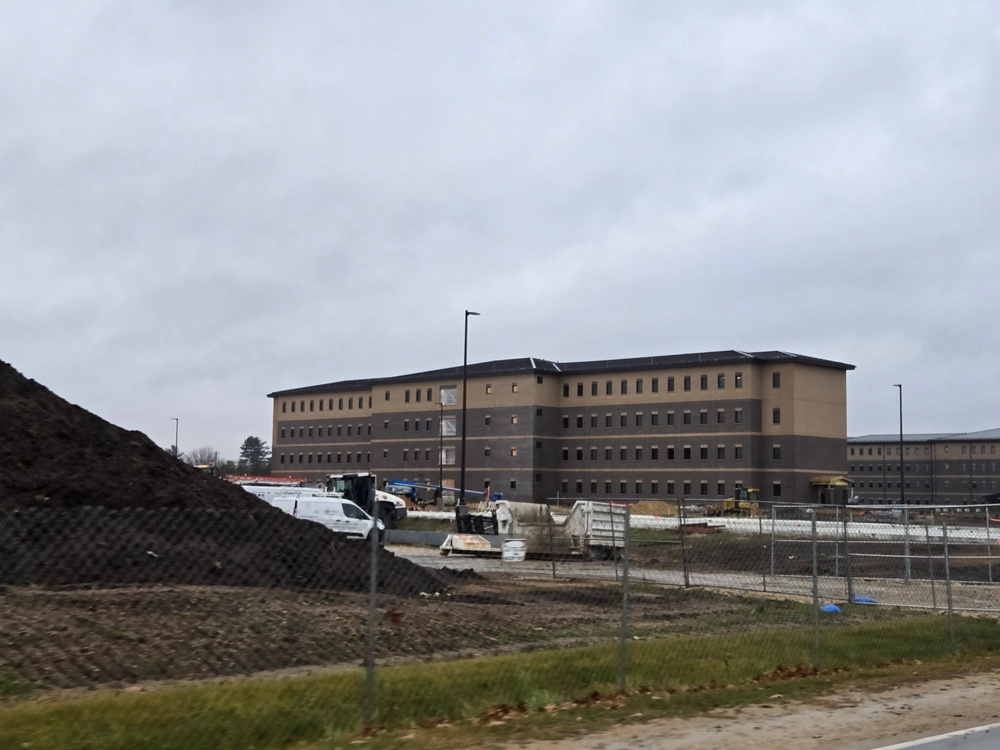 Fort McCoy East Barracks Project nearly 90 percent done at beginning of December 2025