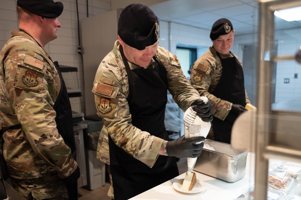 Malmstrom leadership serves Thanksgiving lunch
