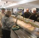 Fort McCoy Garrison leaders support special 2025 dining facility holiday meal for installation team