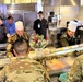 Fort McCoy Garrison leaders support special 2025 dining facility holiday meal for installation team