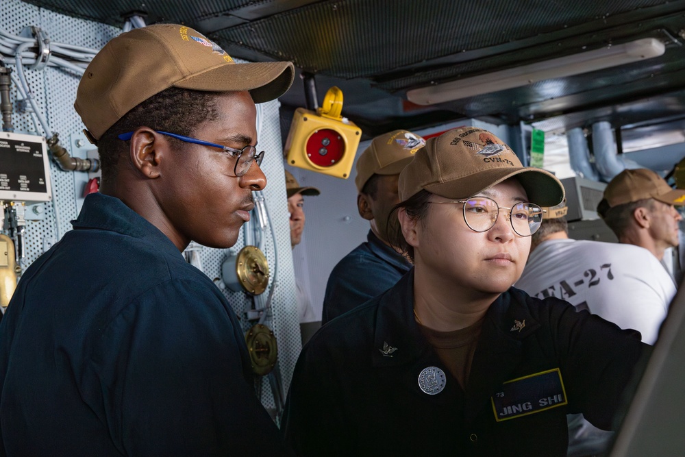 George Washington Recognizes Sailors as Warfighter of the Week