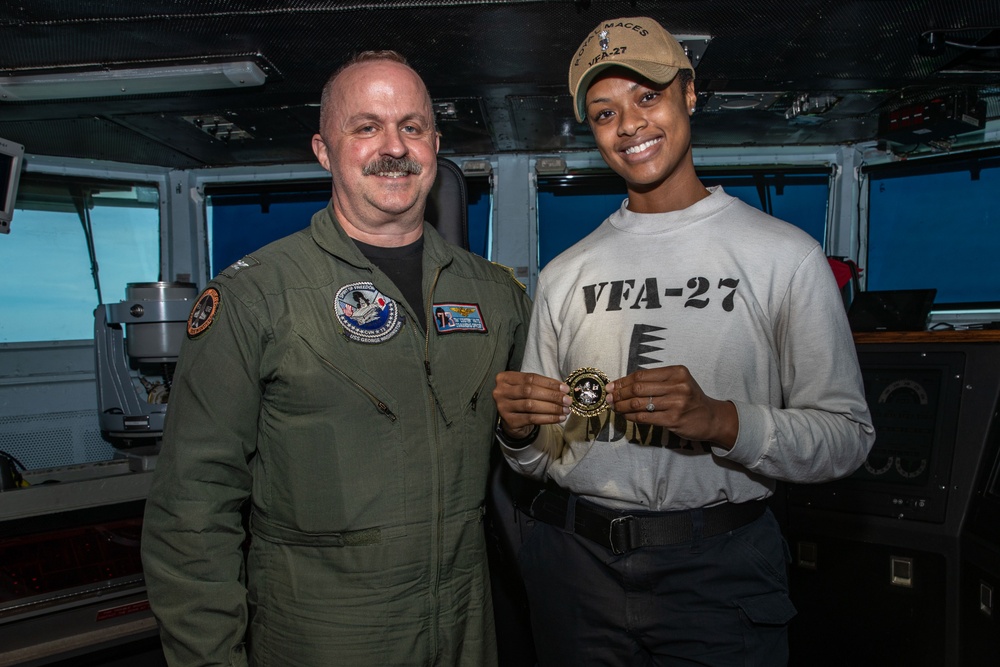 George Washington Recognizes Sailors as Warfighter of the Week