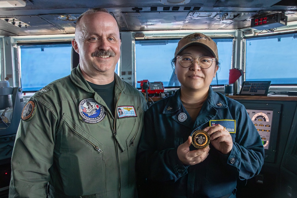 George Washington Recognizes Sailors as Warfighter of the Week