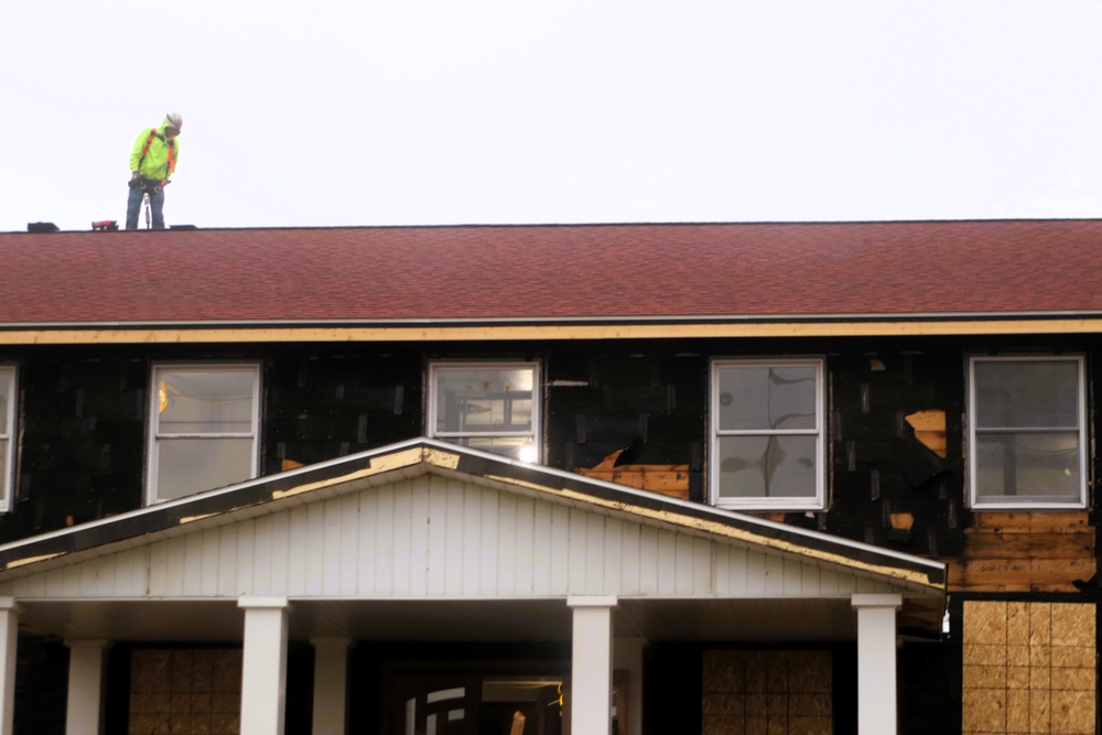 U.S. Army Garrison-Fort McCoy Headquarters building renovation under way; work began Oct. 1