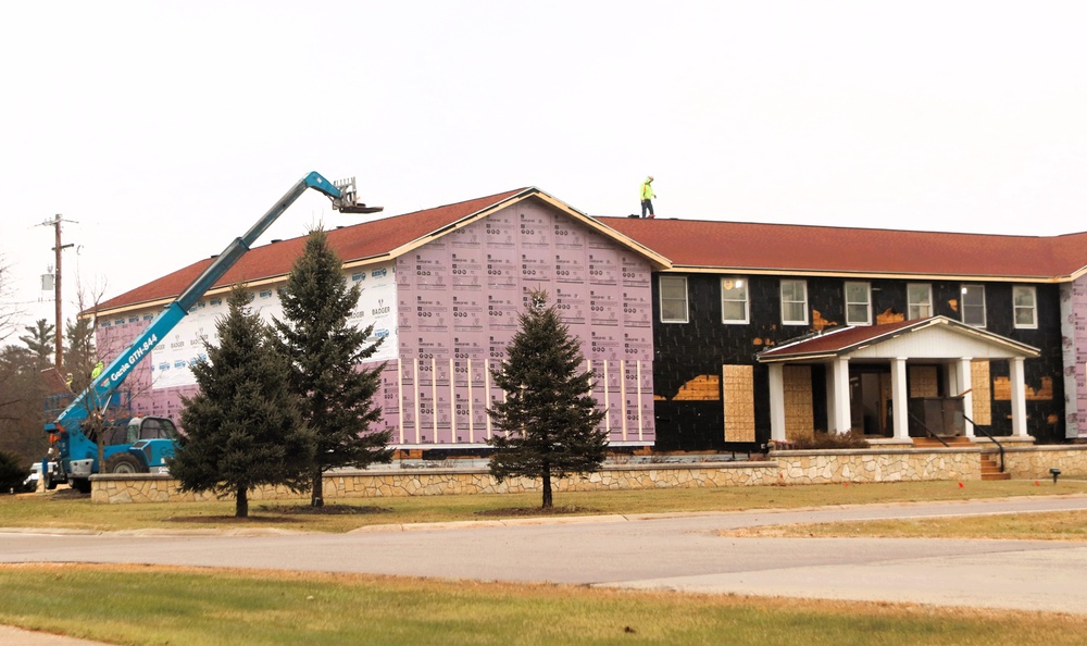 U.S. Army Garrison-Fort McCoy Headquarters building renovation under way; work began Oct. 1