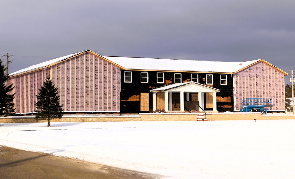 U.S. Army Garrison-Fort McCoy Headquarters building renovation under way; work began Oct. 1