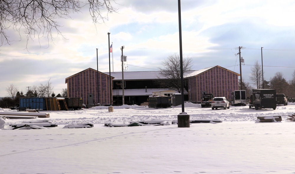U.S. Army Garrison-Fort McCoy Headquarters building renovation under way; work began Oct. 1