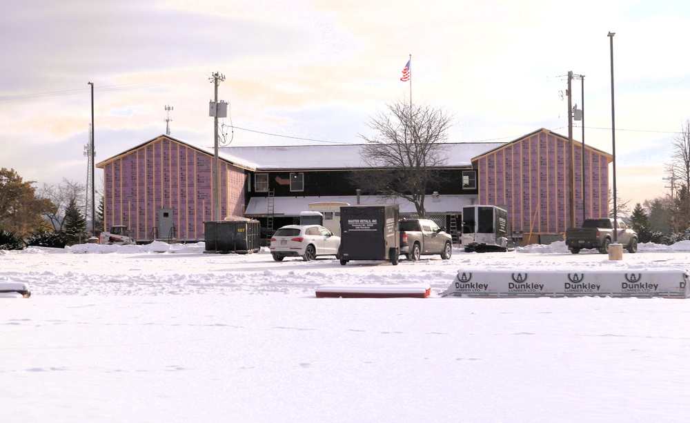 U.S. Army Garrison-Fort McCoy Headquarters building renovation under way; work began Oct. 1